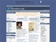 Tablet Screenshot of filosofos.org
